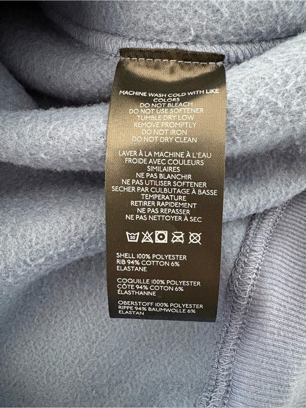 Anthropologie Pilcro Slouchy Crew-Neck Oversized‎ Sweatshirt Size L NWT In Blue - Picture 11 of 11